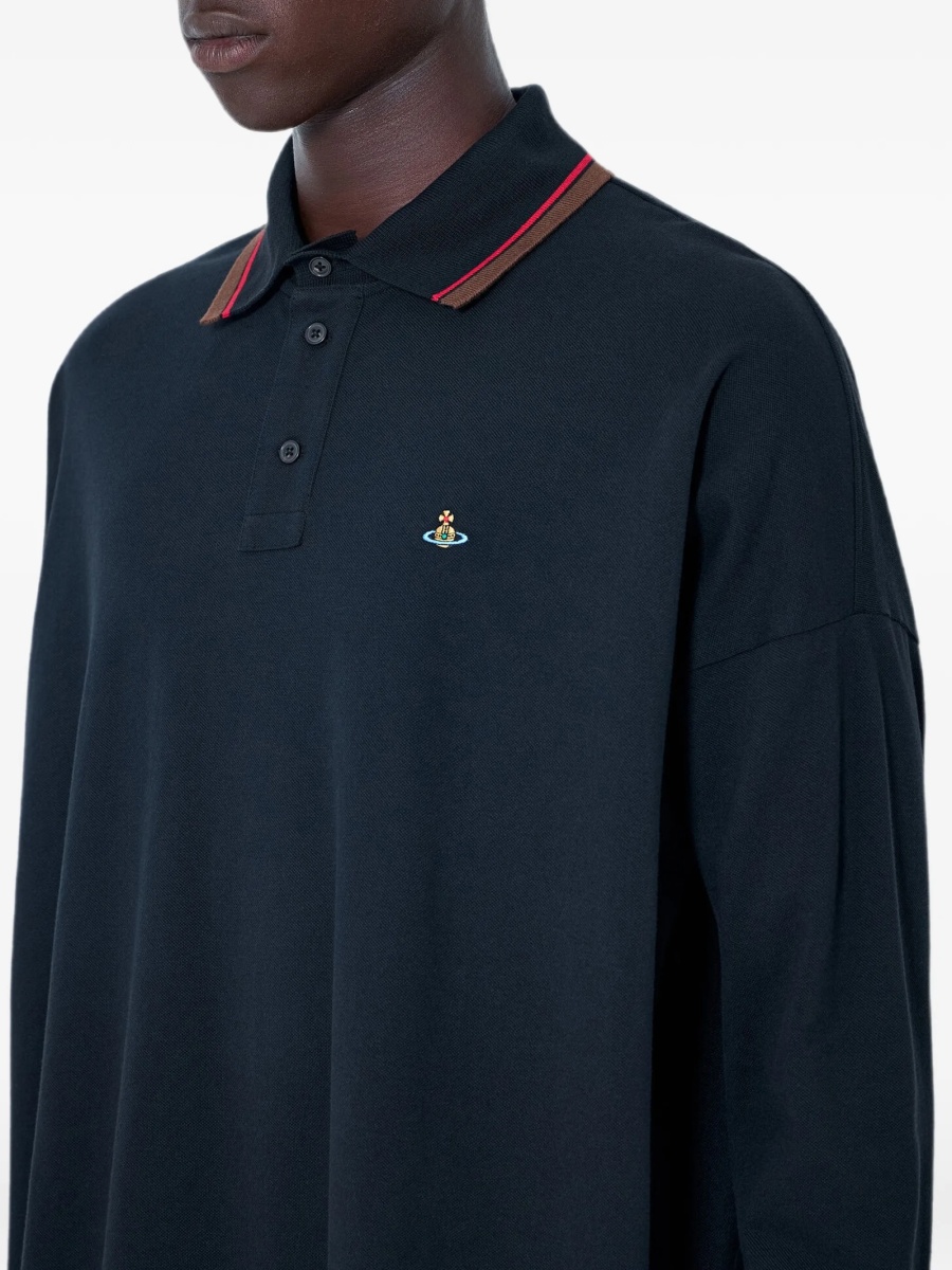 Tricou Polo Vivienne Westwood negru - Img 4