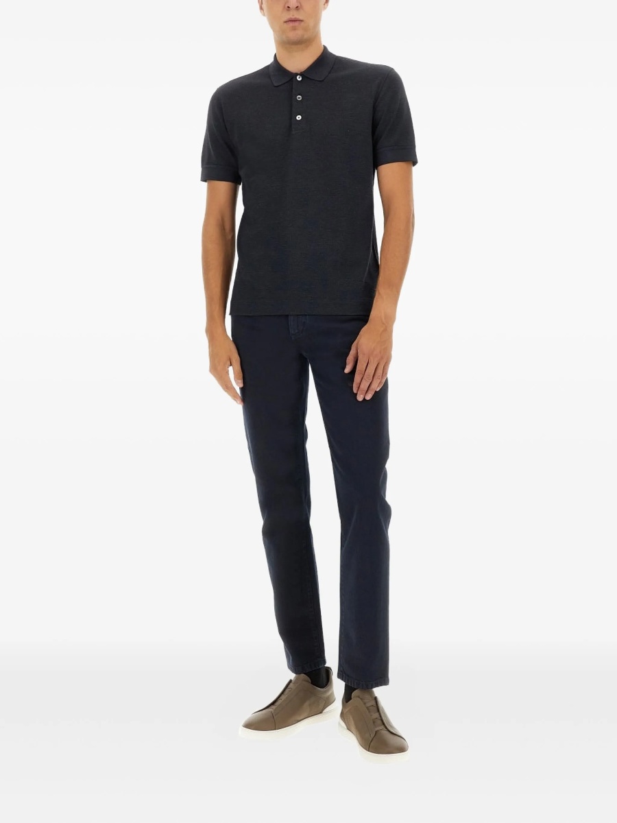 Tricou Polo ZEGNA gri - Img 2