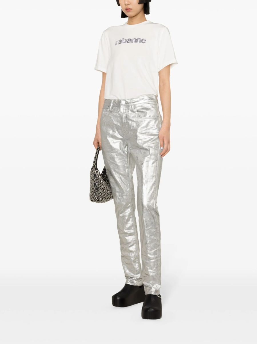 Tricou RABANNE alb - Img 3
