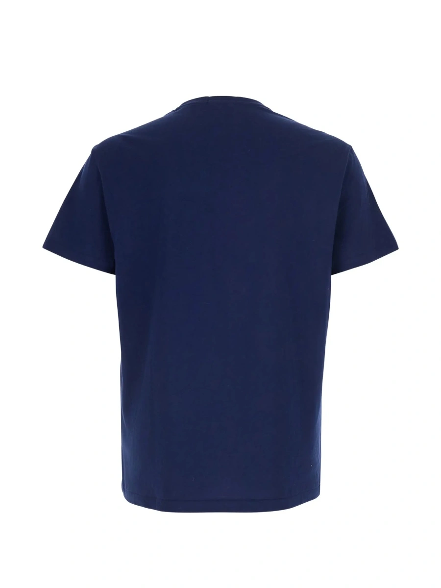 Tricou Ralph Lauren albastru din bumbac - Img 4