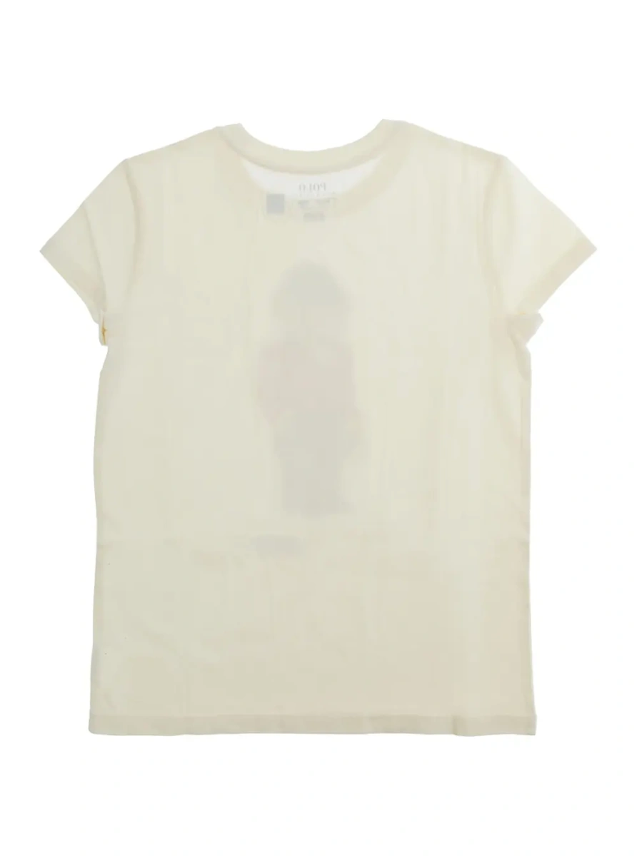 Tricou Ralph Lauren bej din bumbac - Img 2