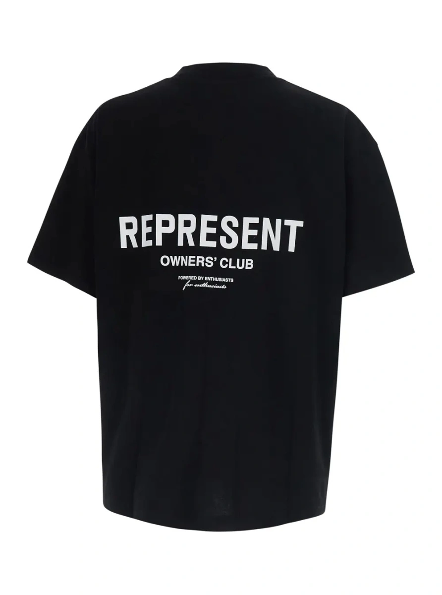 Tricou REPRESENT negru din bumbac - Img 2