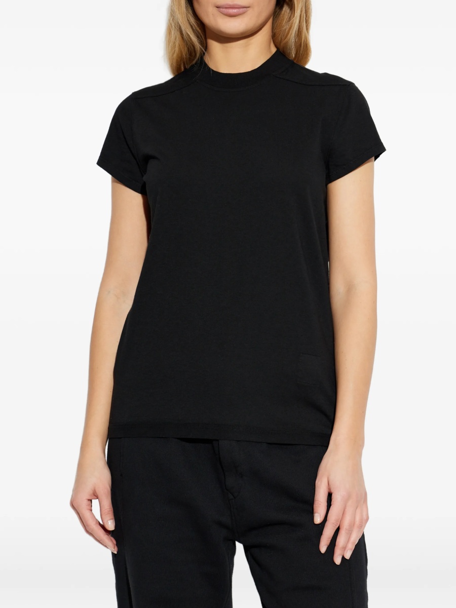 Tricou Rick Owens negru din bumbac - Img 3