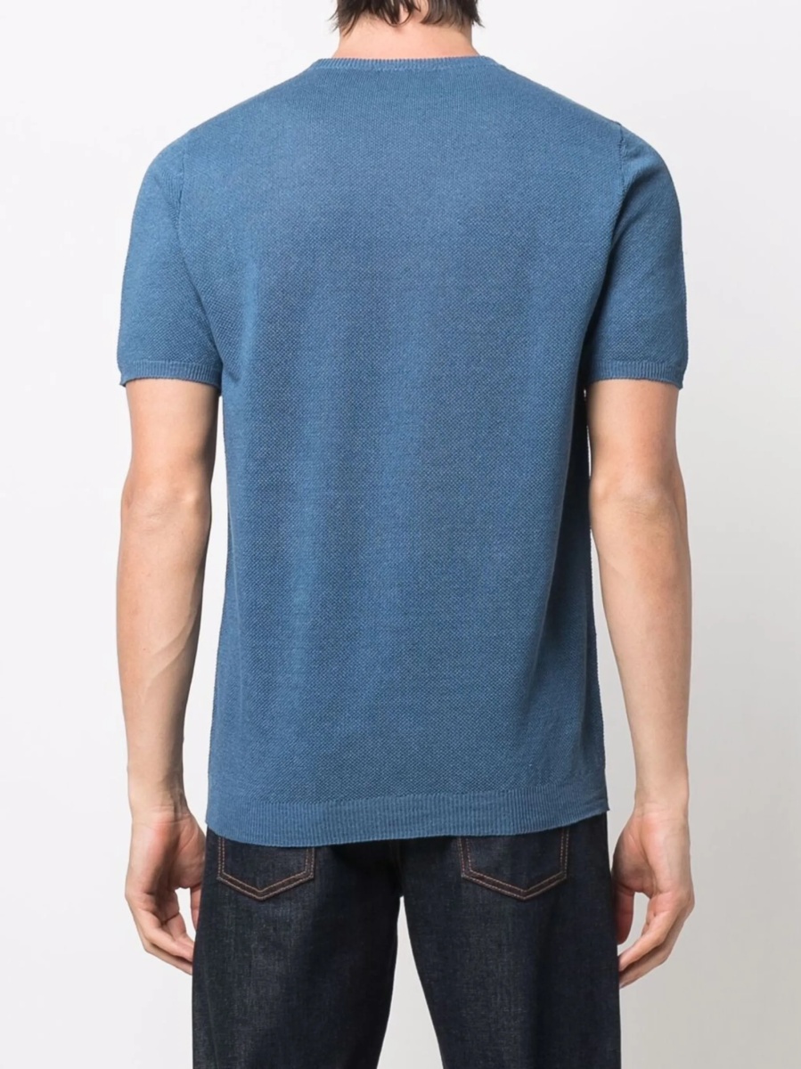 Tricou Roberto Collina albastru - Img 4