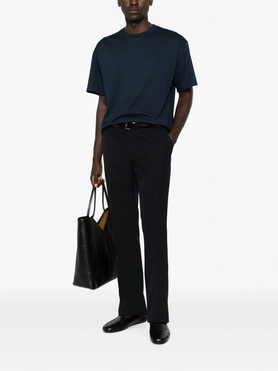 Tricou Saint Laurent albastru din modal si bumbac - Img 2