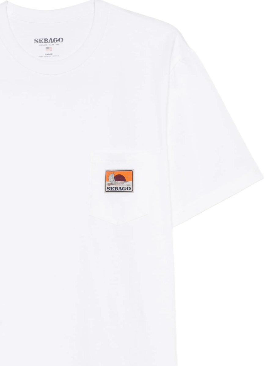 Tricou Sebago alb - Img 3
