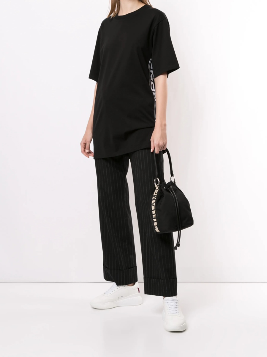 Tricou Stella McCartney negru din bumbac - Img 2