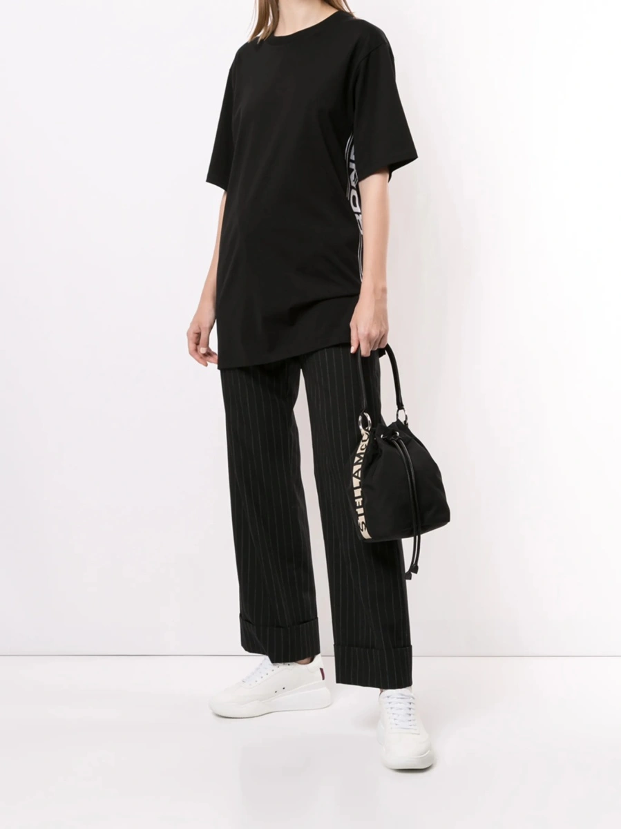Tricou Stella McCartney negru din bumbac - Img 2