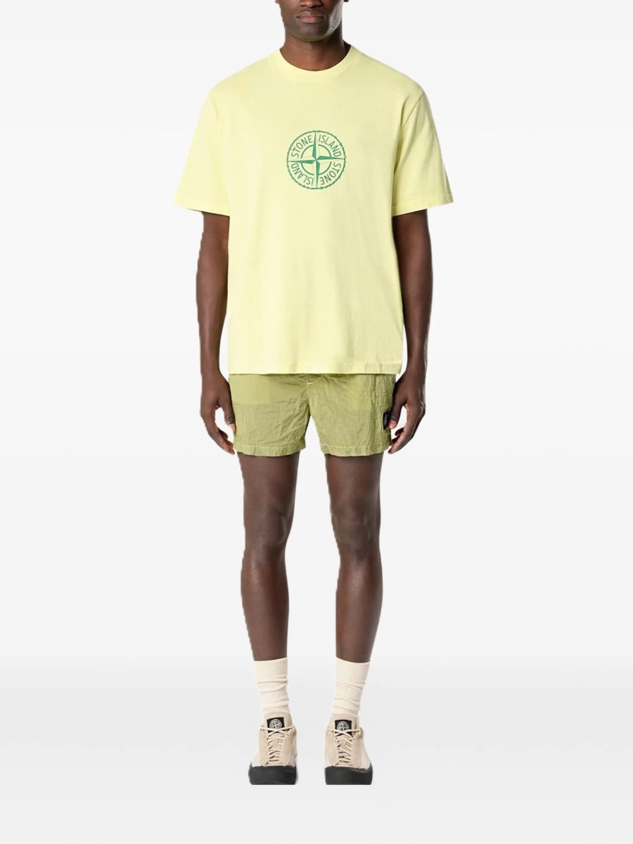 Tricou Stone Island galben - Img 2