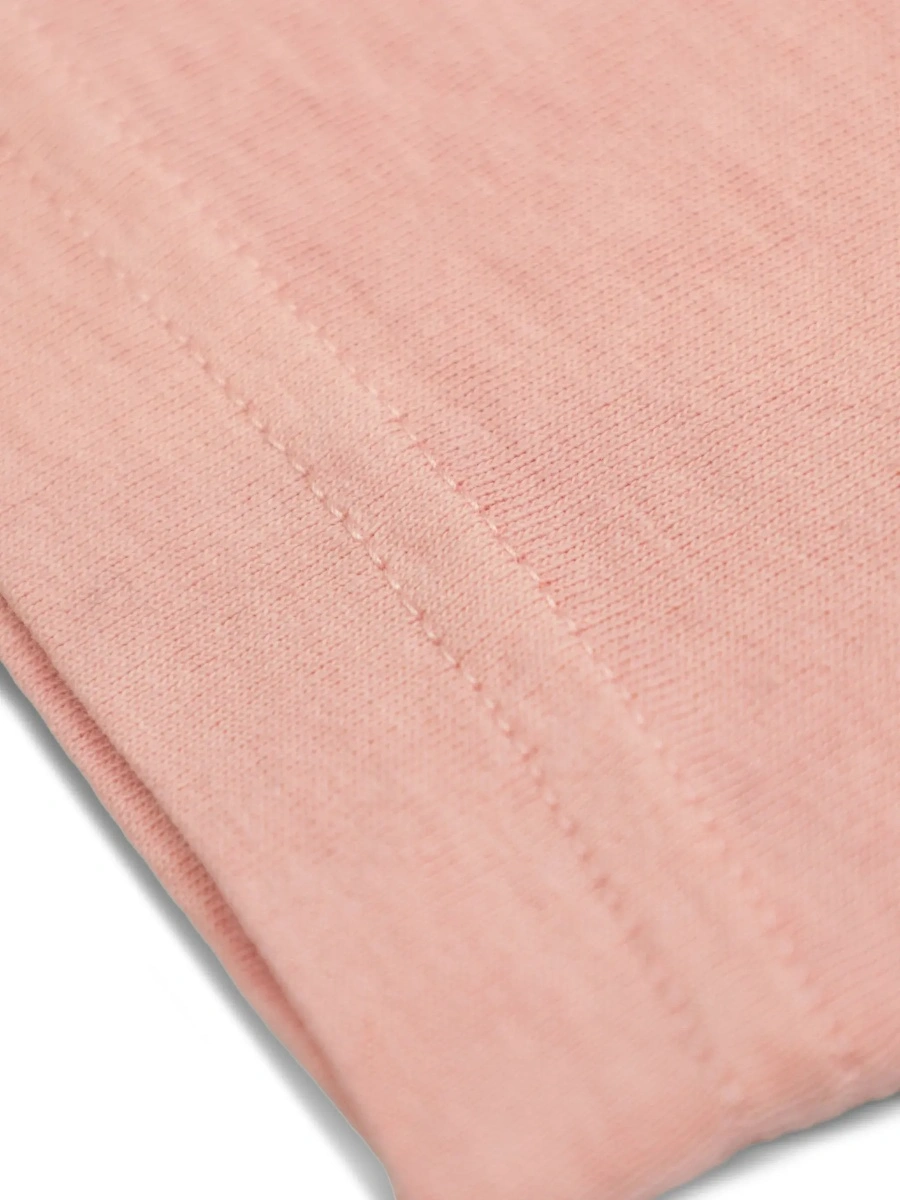 Tricou Stone Island roz din bumbac - Img 5