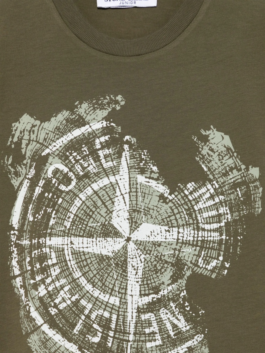 Tricou Stone Island verde - Img 3