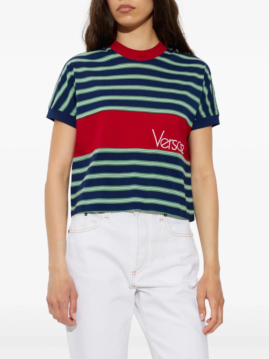 Tricou Striped cotton T-shirt - Img 5