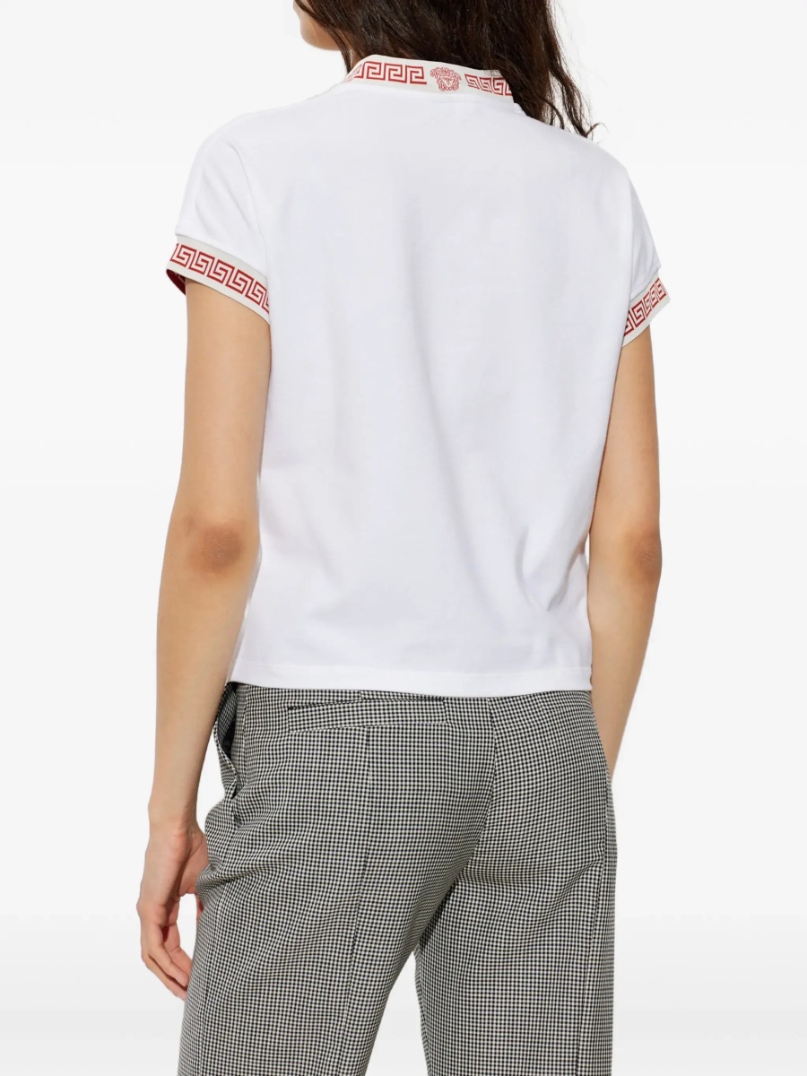Tricou T-shirt by Versace with greca details - Img 6