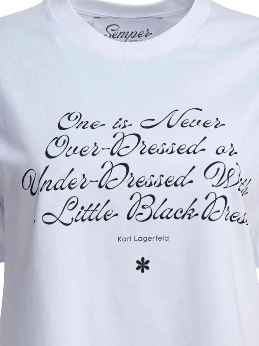 Tricou T-shirt with Karl Lagerfield quote - Img 3
