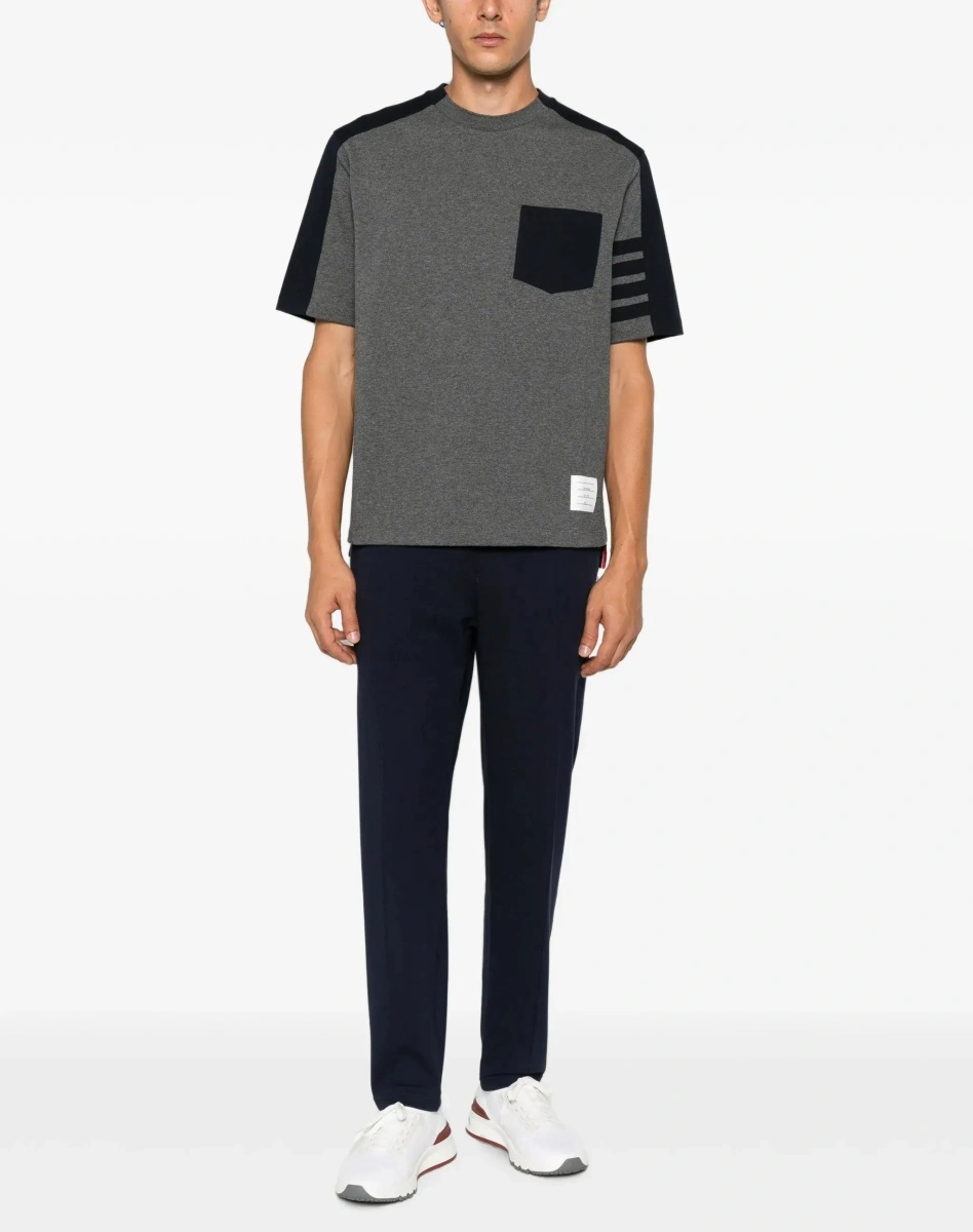 Tricou Thom Browne gri - Img 4