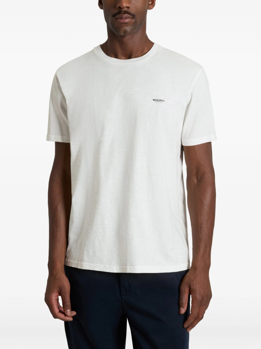 Tricou Woolrich alb - Img 3