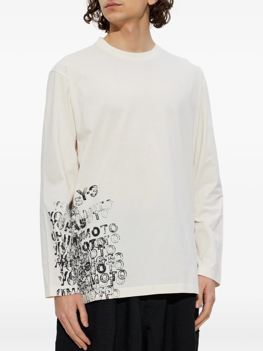 Tricou Y-3 neutru - Img 4