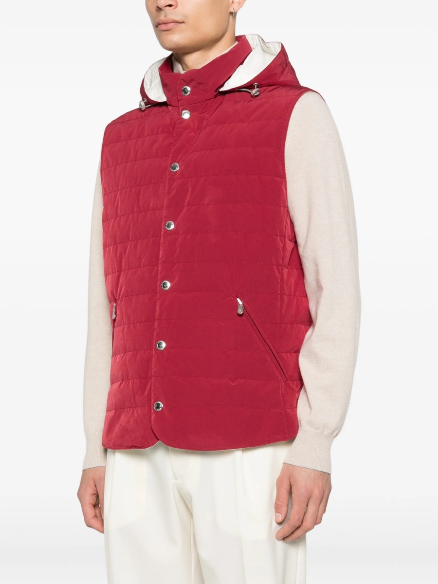 Vesta Brunello Cucinelli rosie din poliamida si polyester - Img 3