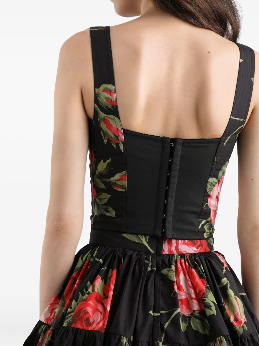 Vesta Dolce &amp; Gabbana neagra din poliamida si elastan - Img 5
