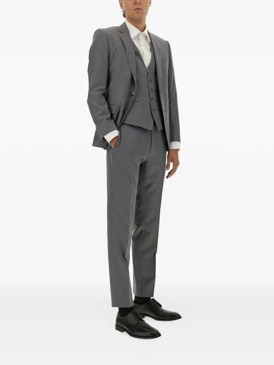 Vesta Hugo Boss gri din lana - Img 2