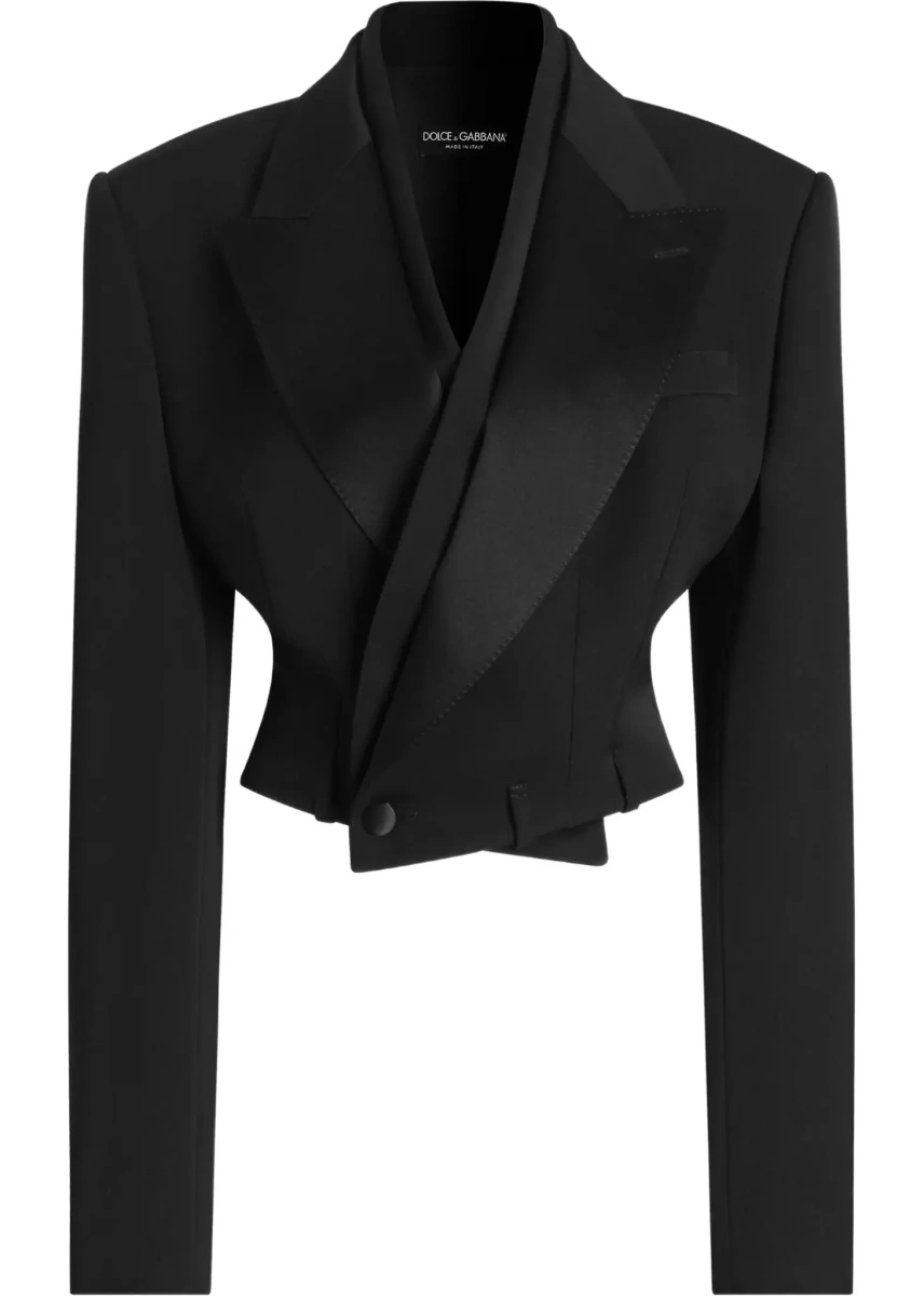 Vesta Sicilia double-breasted wool gabardine Jacket - Img 8
