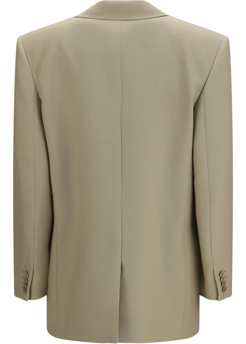 Vesta Single-breasted Jacket in wool and silk - Img 2