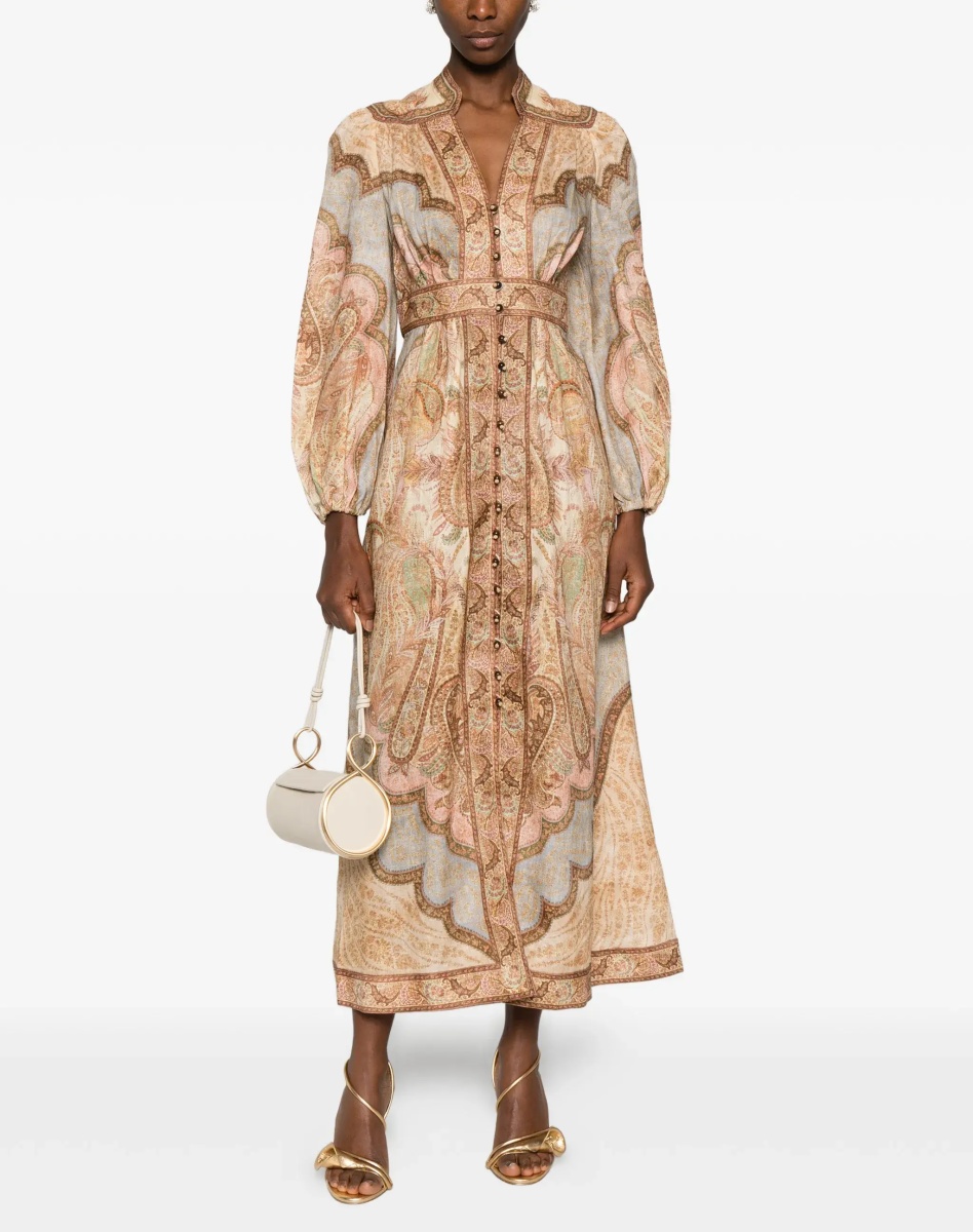 "Wanderlust" Low-Cut Midi Dress - Img 2