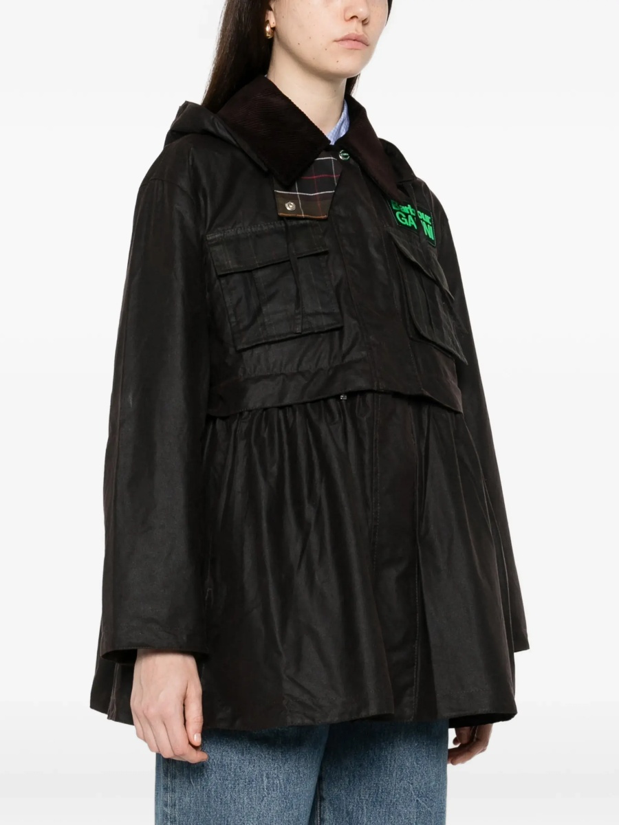 Waxed peplum Jacket by Barbour x GANNI - Img 3