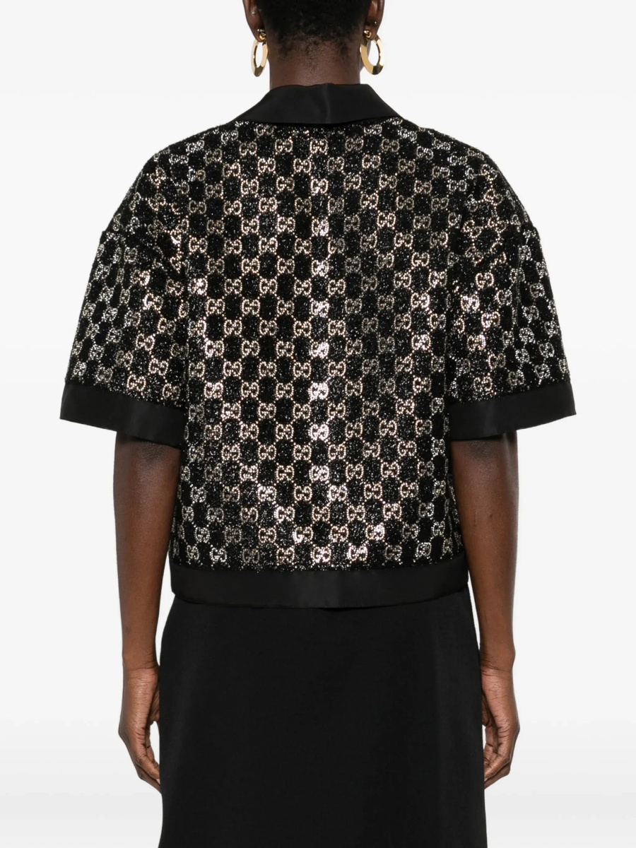 Wool lamé tweed Top - Img 6