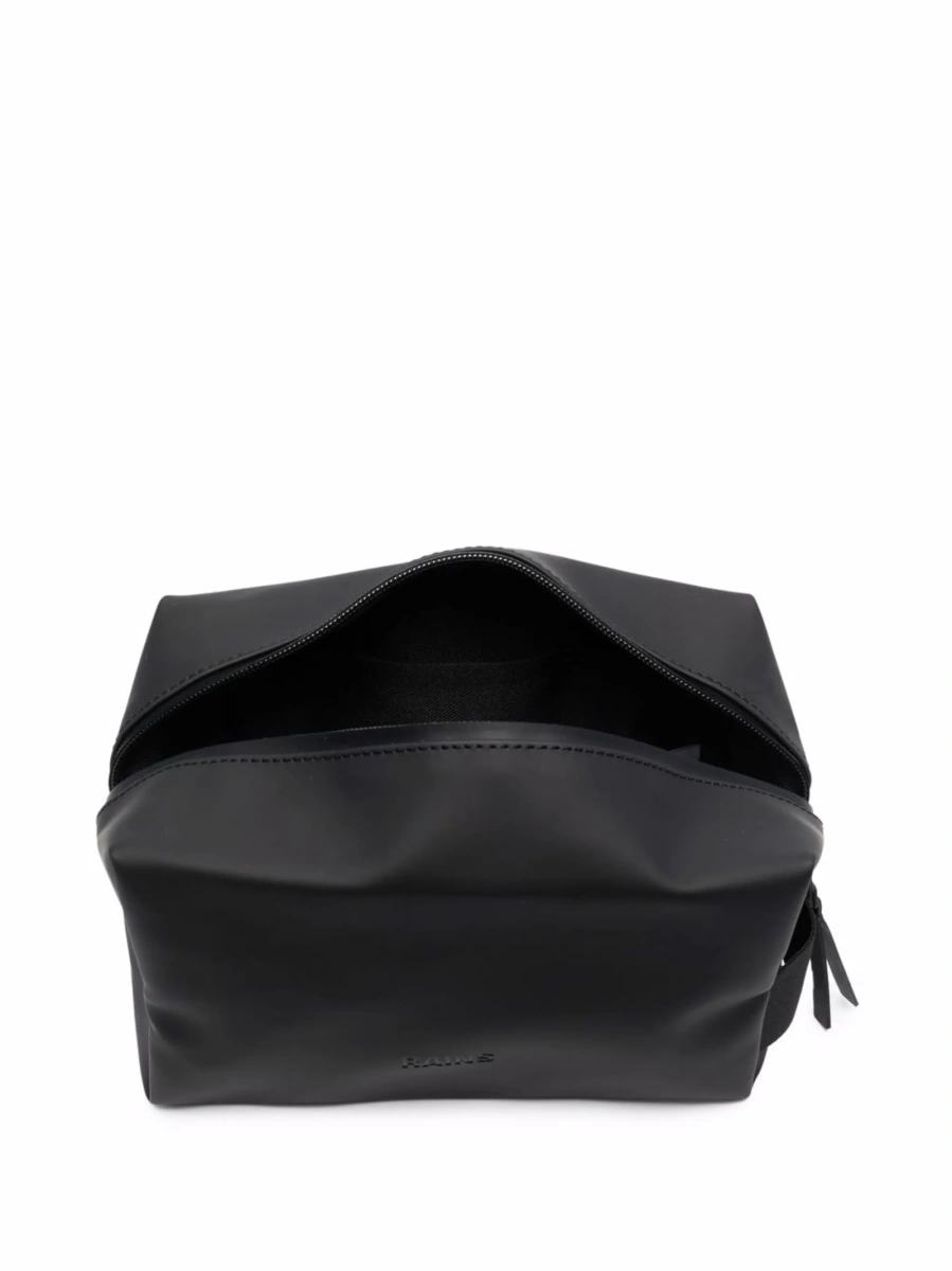 Accesorii de voiaj Rains negre din polyester si poliuretan - Img 4