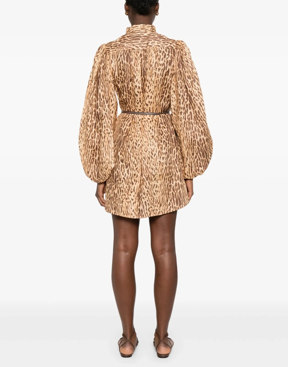 Animal Print Mini Dress - Img 3