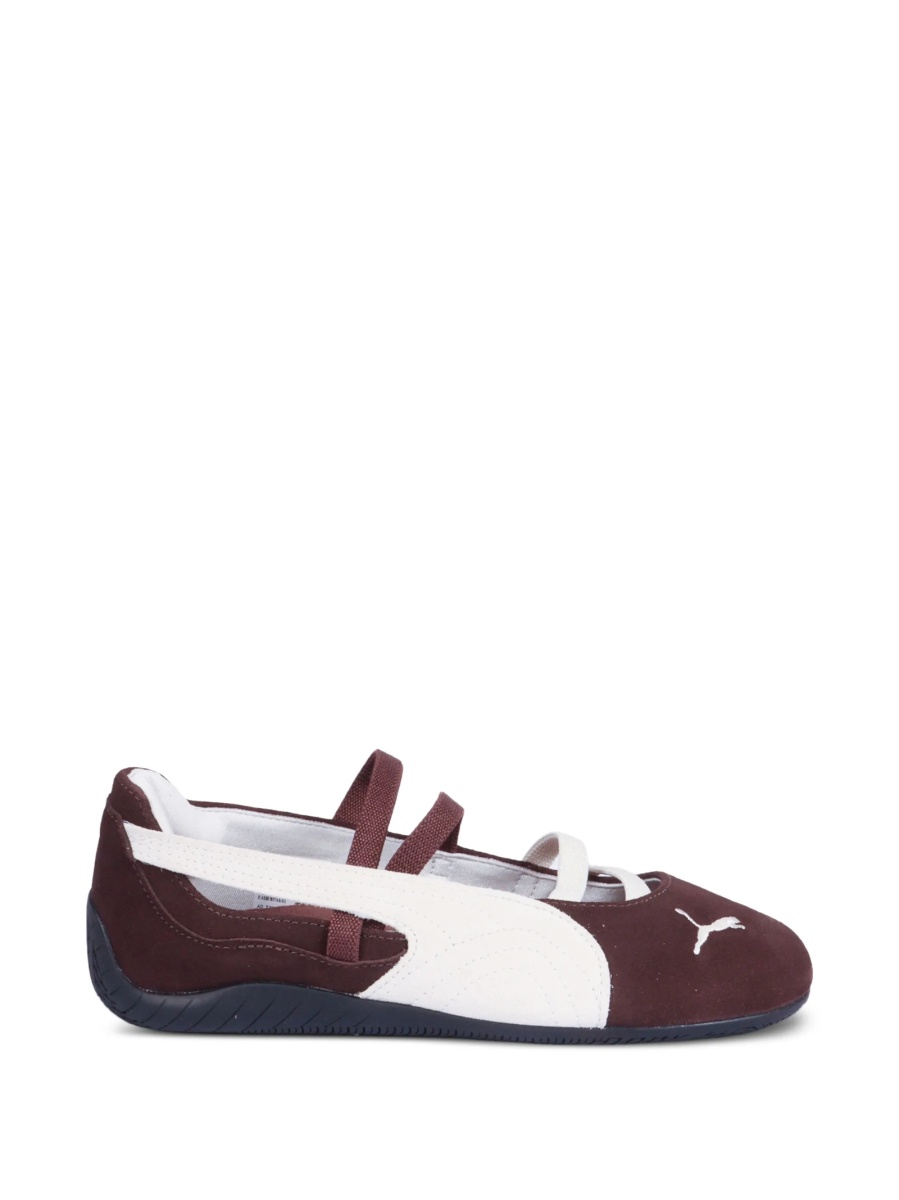 Balerini Puma Kids maro din piele intoarsa - Img 2