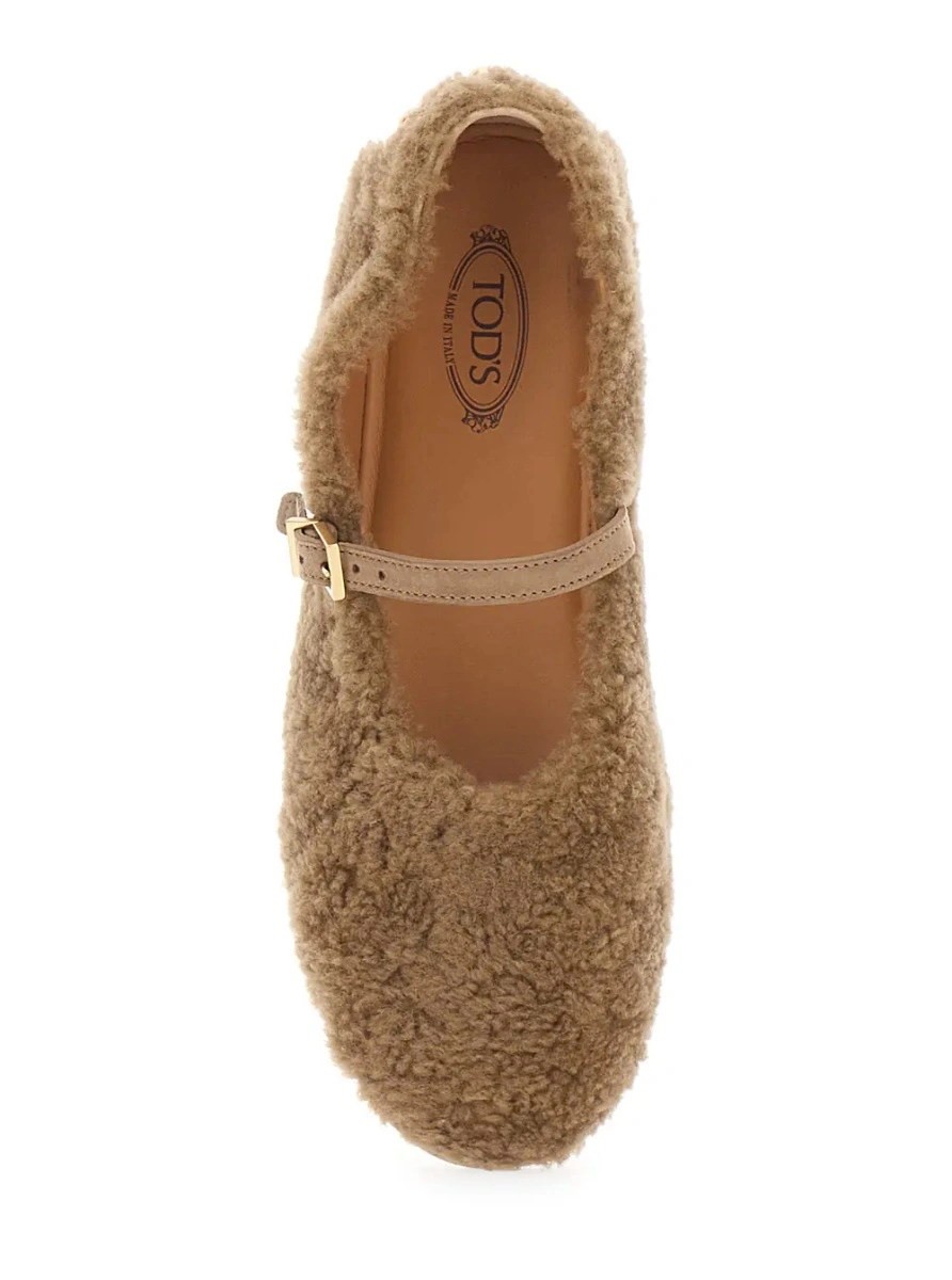 Balerini TOD'S bej din blana - Img 4