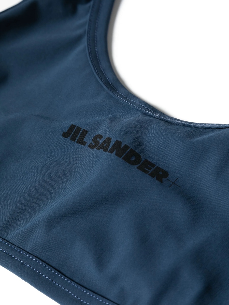 Bikini Jil Sander albastri din elastan si poliamida - Img 3