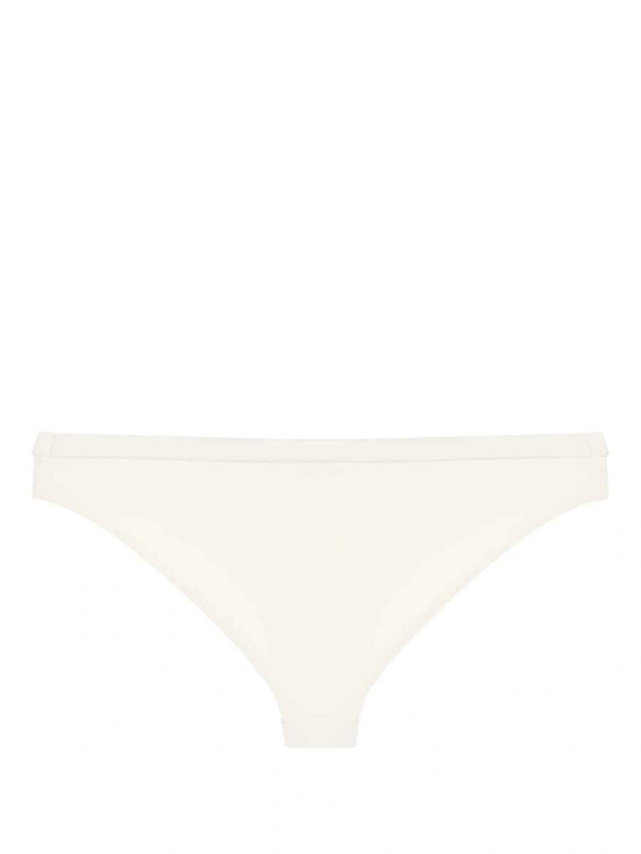Bikini Jil Sander albi din poliamida si spandex/elastan - Img 2