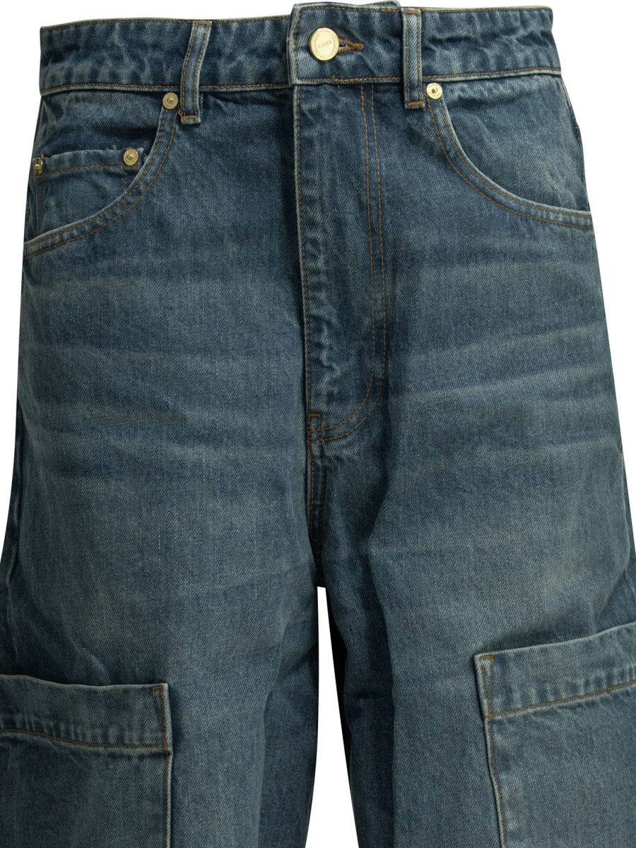 Blugi "Baggy Cargo" wide leg jeans - Img 3