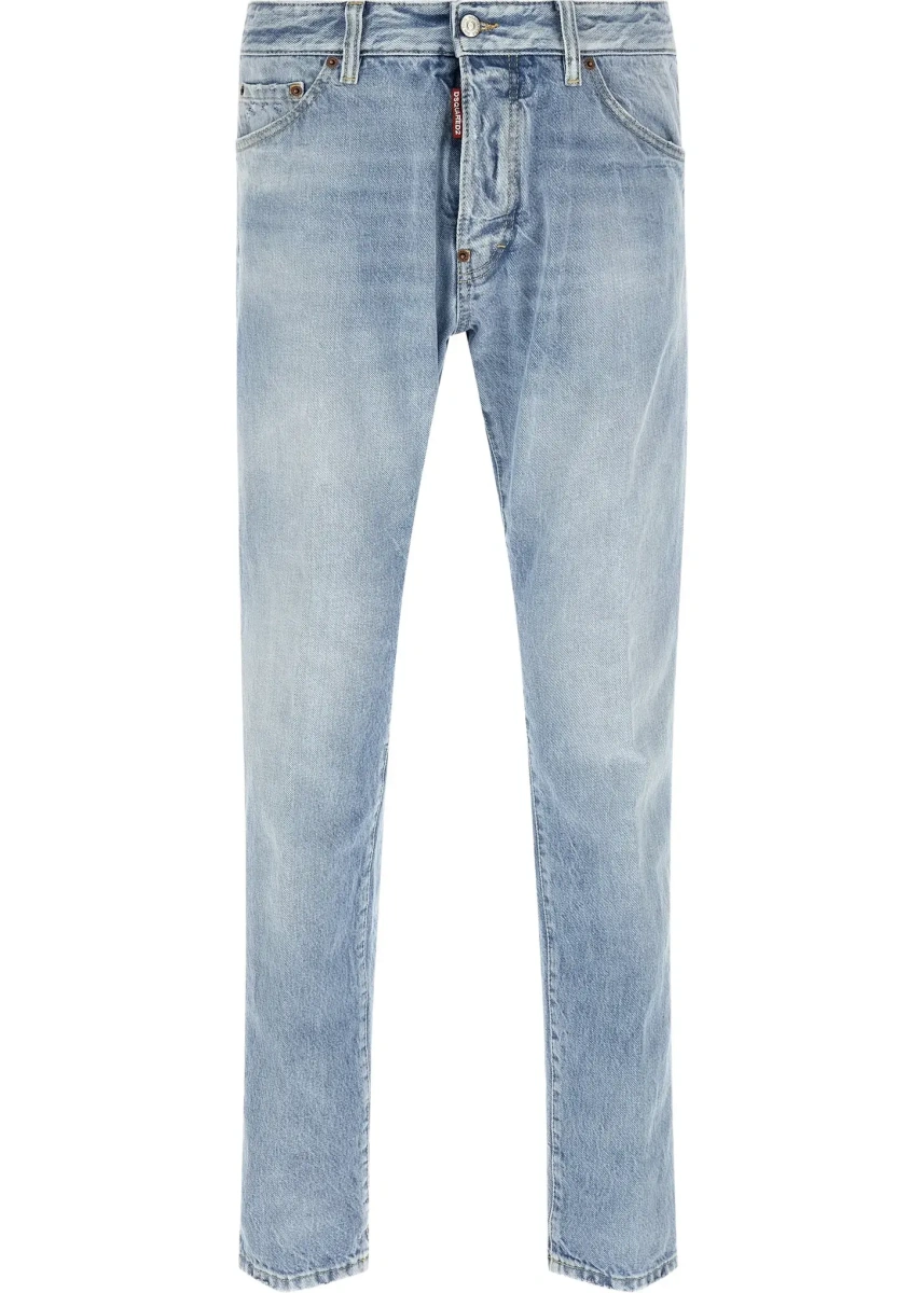 Blugi Belt-loop ripped Jeans - Img 7