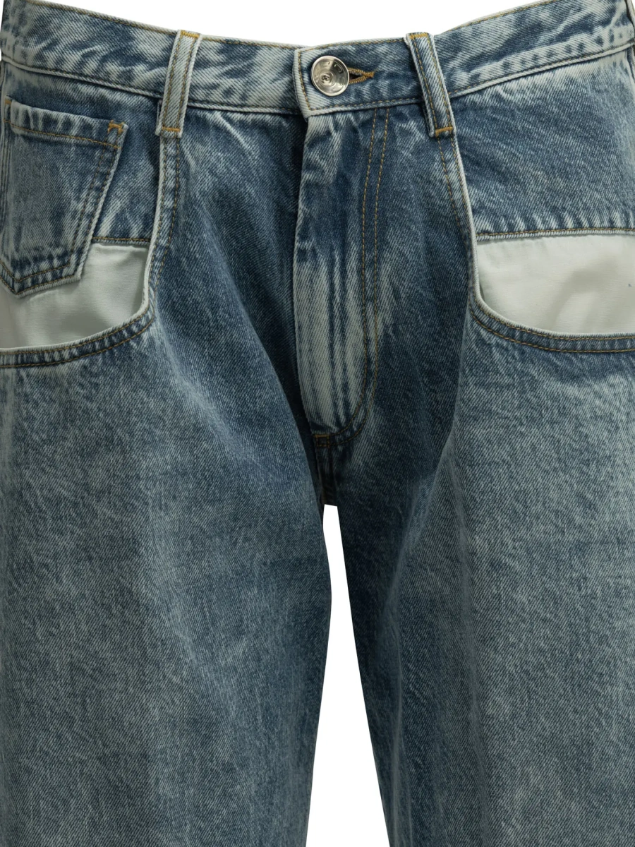 Blugi "Boyfriend" Straight-Leg Jeans - Img 3