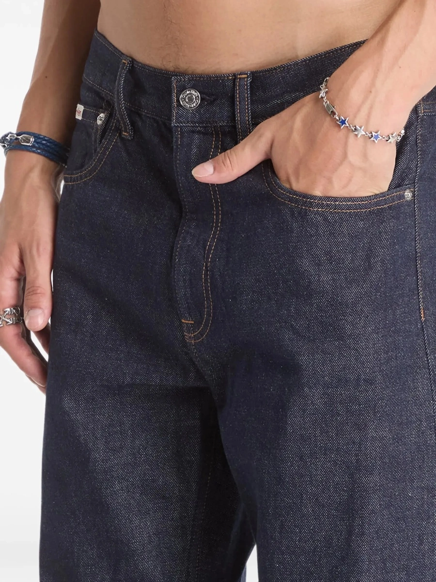 Blugi Calvin Klein albastri din denim - Img 6