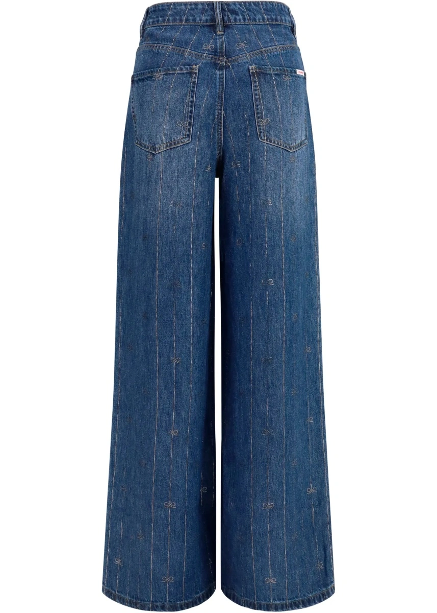 Blugi Crystal-striped Jeans - Img 2
