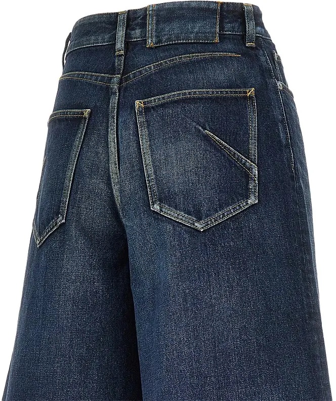 Blugi Denim palazzo shorts - Img 4