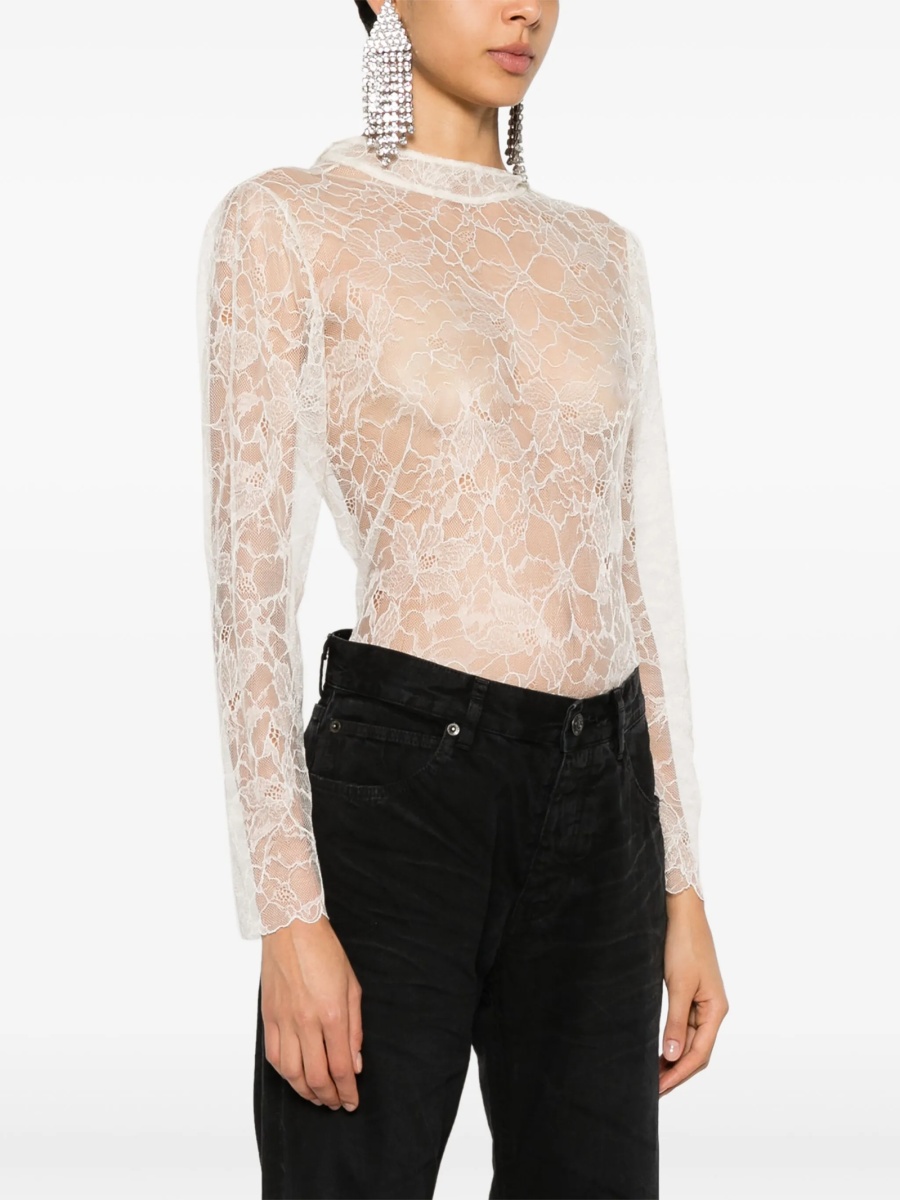 Blugi drepti Balenciaga negri din bumbac - Img 3