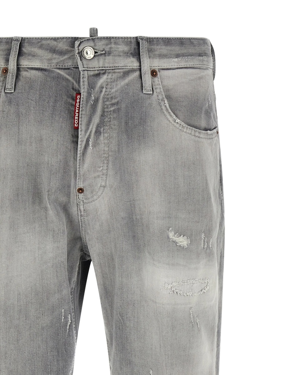 Blugi drepti DSQUARED2 gri - Img 3