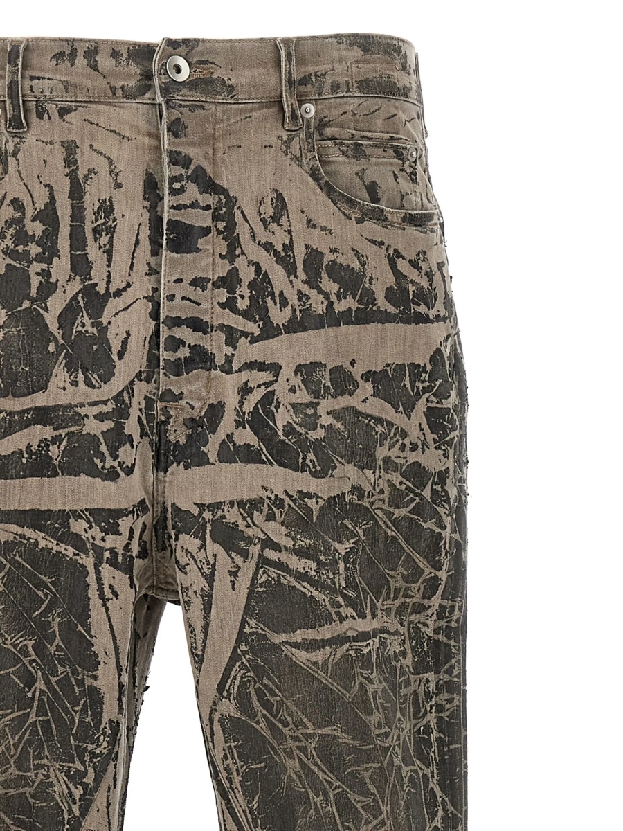 Blugi drepti Rick Owens gri - Img 3