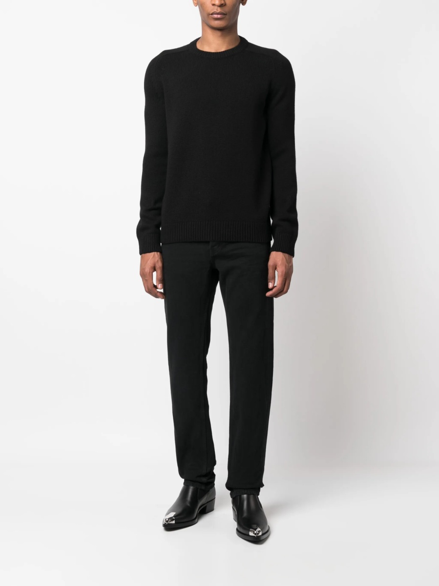 Blugi drepti Saint Laurent negri - Img 2