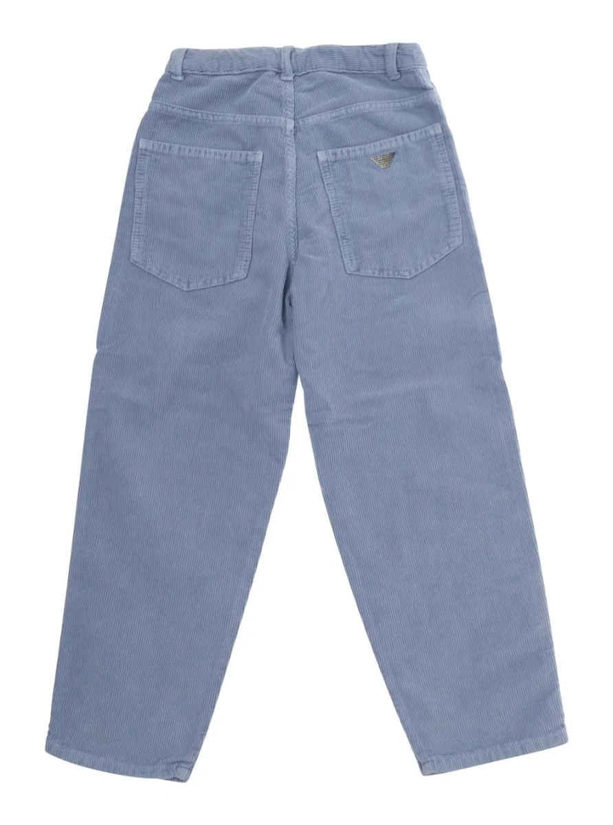 Blugi EMPORIO ARMANI KIDS albastri din denim - Img 2