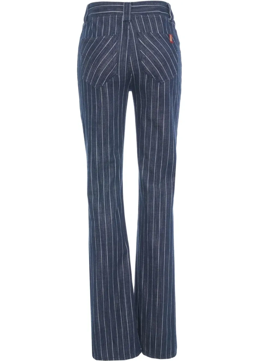 Blugi evazati Dondup din denim - Img 3