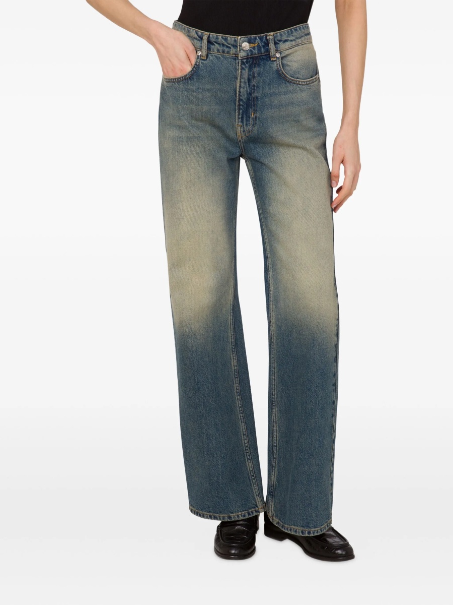 Blugi evazati MOSCHINO JEANS albastri - Img 2