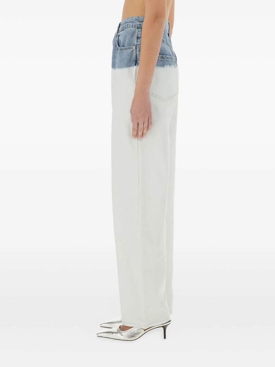 Blugi evazati MOSCHINO JEANS albi - Img 3