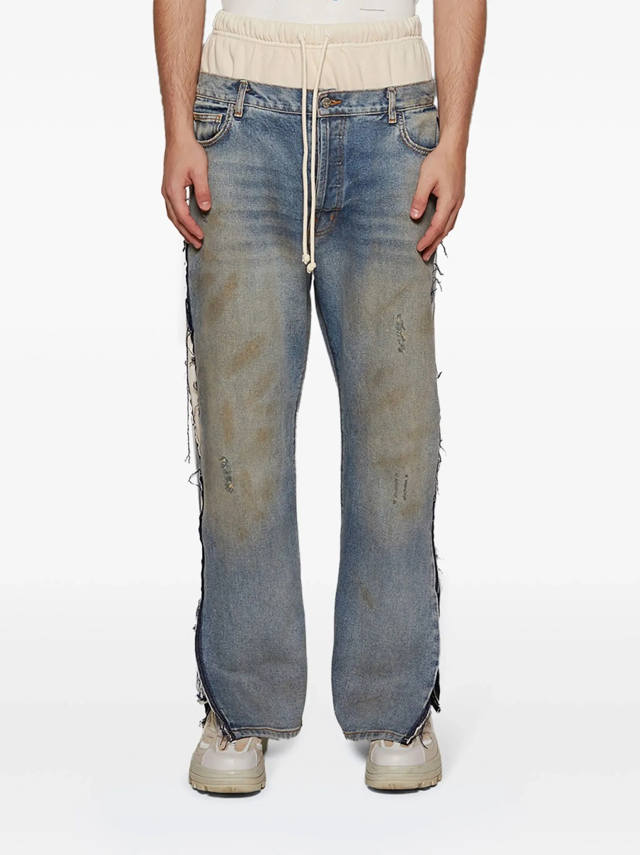 Blugi "Fara" jeans with inserts - Img 3